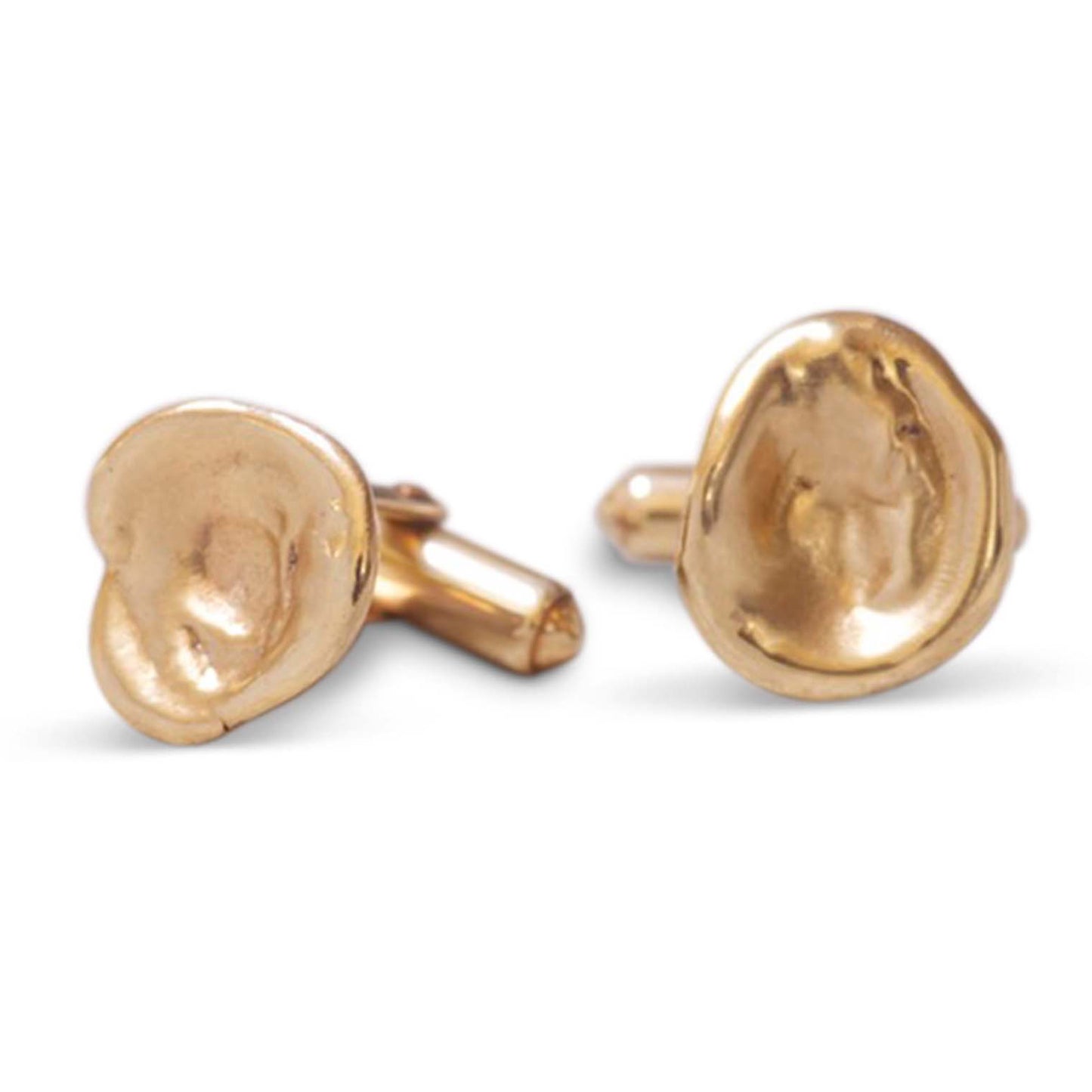 Gold Watercast Cufflinks