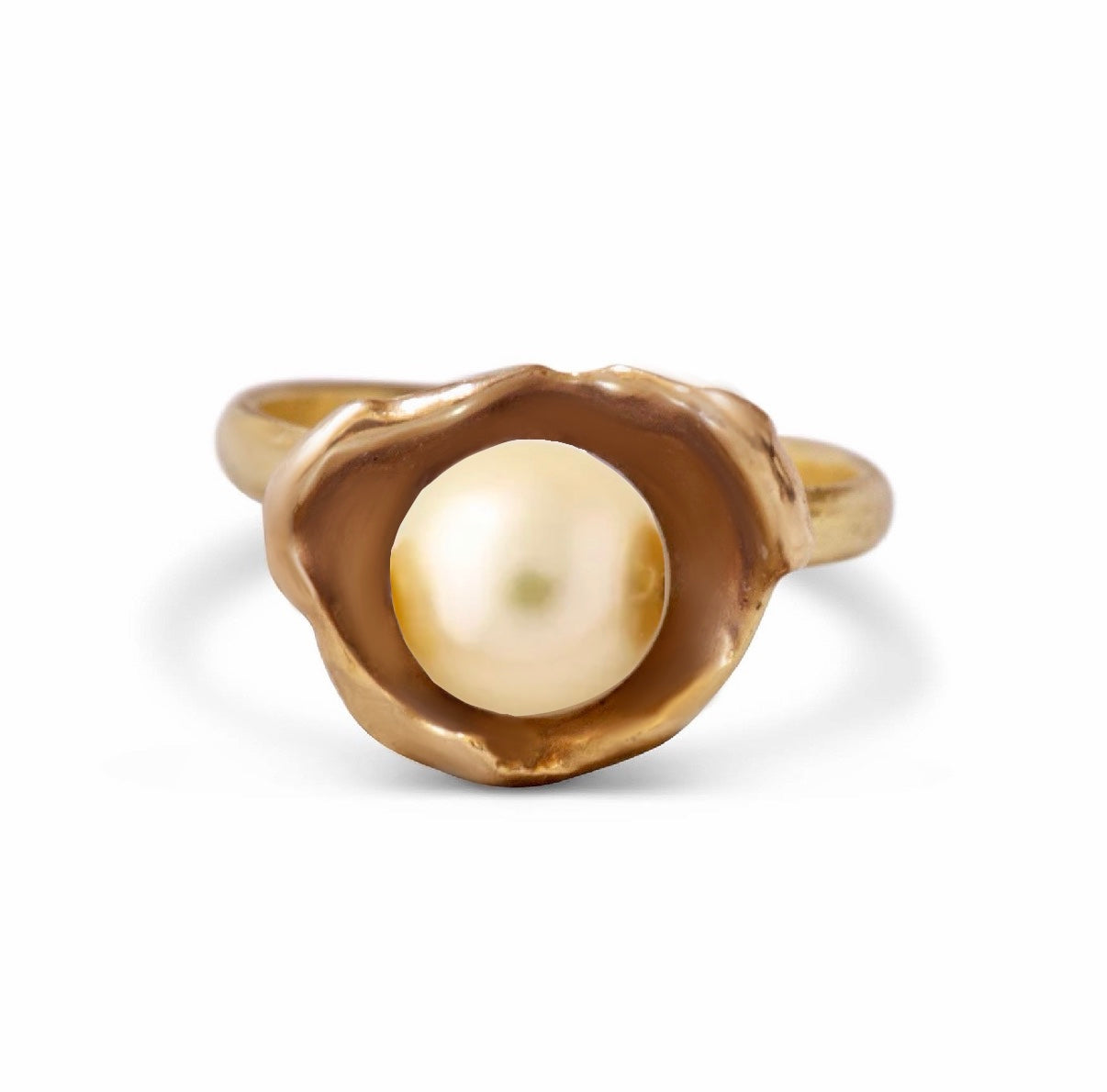 Golden Pearl Watercast Oyster Ring Benefitting Lucille Packard Children’s Health