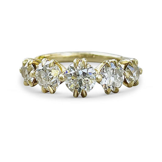 Graduated Five-Stone Hayes Ring
