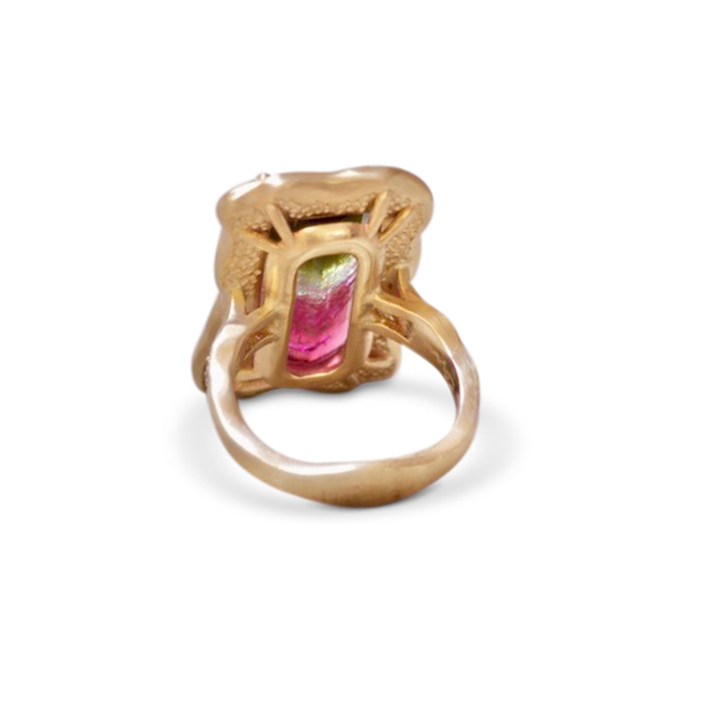Tri-Color Tourmaline Cocktail Ring